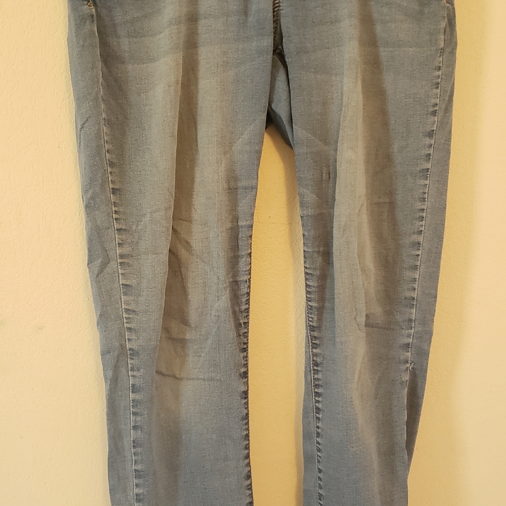 Source Unknown Light Gray Women's‎ Straight Leg Jeans